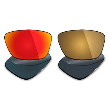 Imagem de 2 pares de lentes polarizadas de substituição para óculos de sol Oakley Conductor 6 – Opções