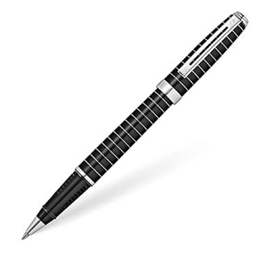 Imagem de Sheaffer Caneta esferográfica Prelude preta com gravação de linha horizontal