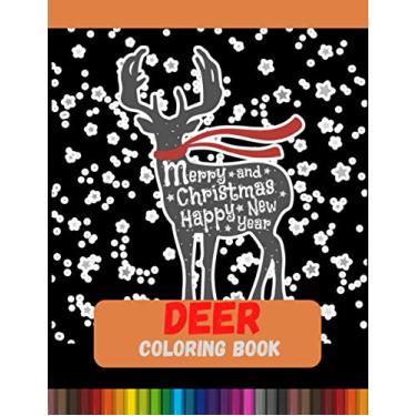 Imagem de Deer Coloring Book: Henna Deer and Stag Coloring Pages