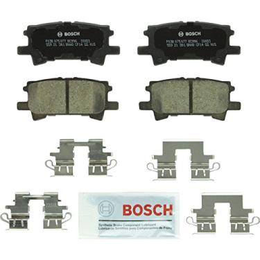 Imagem de BOSCH BC996 QuietCast Conjunto de pastilhas de freio a disco de cerâmica premium - Compatível com Lexus RX330, RX350, RX400h; Toyota Highlander; TRASEIRA