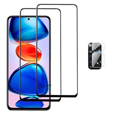 Imagem de Kit 2x Películas 5D Cerâmica + Película de Câmera Vidro Compatível com Xiaomi Redmi Note 11 Redmi Note 11S