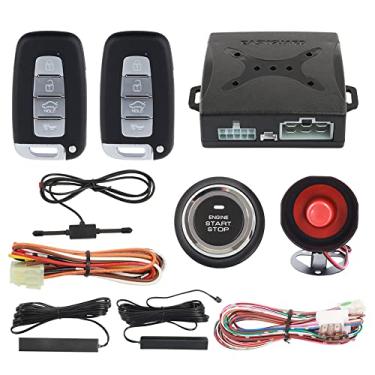 Imagem de EASYGUARD EC003N-K Sistema de alarme de carro sem chave Entrada do motor de partida remota Parar de empurrar Parar de Parar Automaticamente Bloquear ou desbloquear porta do carro Versão universal serve para a maioria dos carros dc12v