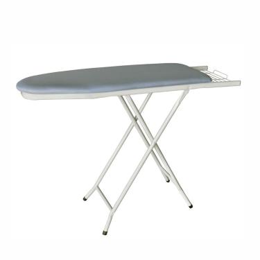 Imagem de Tabua De Passar Roupa Dobrável Extra Forte Utilaço Branco