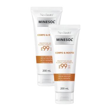 Imagem de Kit 2 Protetores Solar Neostrata Minesol Corpo e Rosto Antioxidante FPS 99 200mL