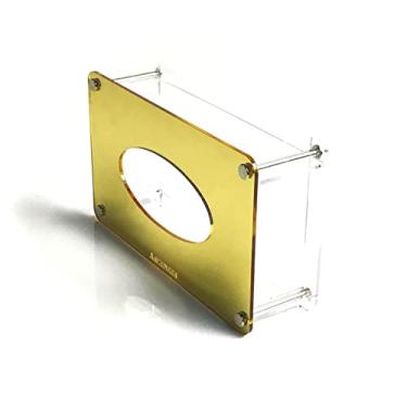 Imagem de Suporte Dispenser Porta Luvas Descartáveis Bancada Cor: Dourado