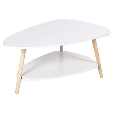 Imagem de Mesa lateral Mesa de canto criativa redonda de madeira nórdica mesa de café cama sofá mesa lateral mesa de centro mesa para casa sala de estar quarto mesa móvel redonda mesa de chá mesa de centro (cor: 01)