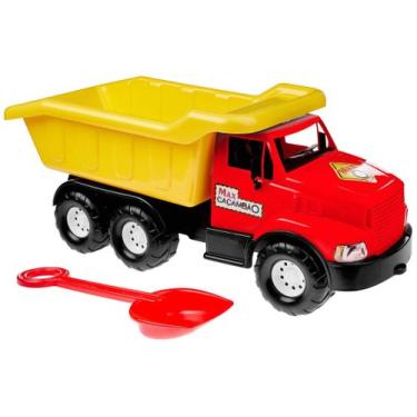 Caminhão Scania Truck Brinquedo Grande Carroceria Madeira 70cm