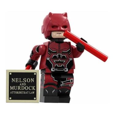 Imagem de Boneco Blocos De Montar Demolidor Marvel