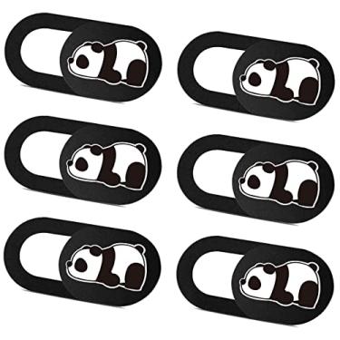 Imagem de Capa para webcam SIREG ultrafina – Linda capa para câmera Panda Web para laptop, tablet, MacBook Pro, Mac Mini, computador, smartphone, protege sua privacidade e segurança, adesivo forte