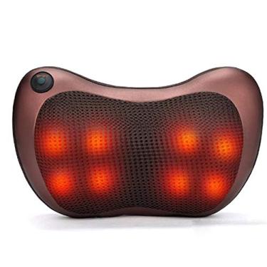 Imagem de Almofada Massageador Portátil Alivia Tensão Lombar e Pescoço