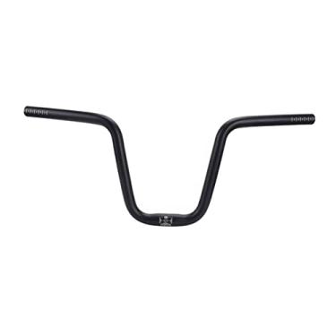 Imagem de simhoa Guiador de bicicleta horizontal, guiador de ciclismo, braçadeira de 1 polegada Barras elevadores Substituição de 22,2 mm, leve, dobrável para, 58x21cm