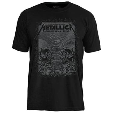 Imagem de Camiseta Metallica Black Album Event Poster Cor:Preto;Tamanho:XGG