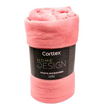 Imagem de Manta King Microfibra Lisa Home Design Rosa