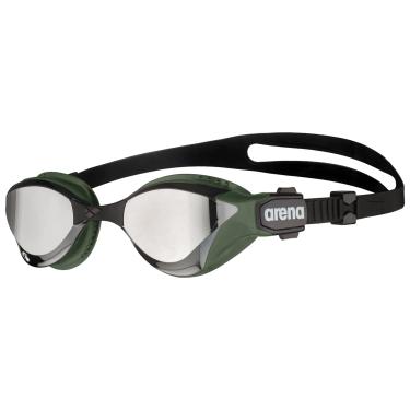 Imagem de arena Óculos Cobra Tri Swipe Mirror Prata e Verde Militar Tam Único