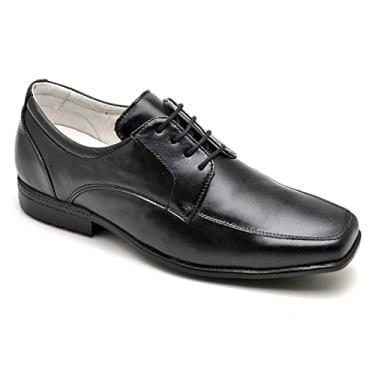 Imagem de Sapato Casual Conforto Couro de Carneiro Preto 020 Tamanho:40;Cor:Preto;Gênero:Homem