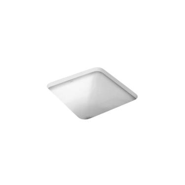 Imagem de Cuba de Embutir Deca 35x35 L.415.17 Quadrada Branco Gelo