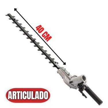 Imagem de Aparador Kawashima de Cerca Viva Kw Ae18 Articulado 180 Graus Com Lâmina 46cm Compatível com Eixo 7x7 e Haste 2,5cm Ideal Para Poda e Acabamentos