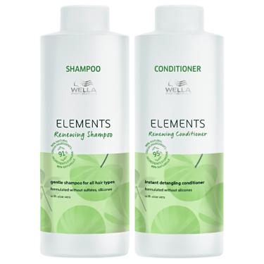 Imagem de Kit Wella Professionals Elements Renewing Essencials Salon (2 Produtos)