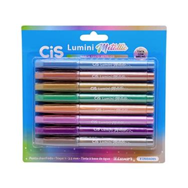 Imagem de CIS Marcador de Texto Lumini Metallic, Blister com 8 unidades sortidas