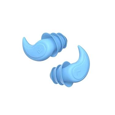 Imagem de Abafador de Som Tampão de Ouvido Redutor de Som Ideal Para Dormir Estudar Natação Roncos Supra Supply (Azul)