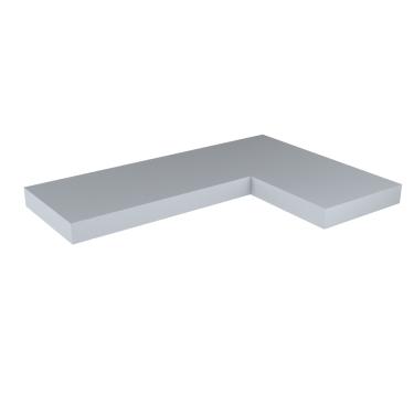 Imagem de Mesa suspensa em L 135cm