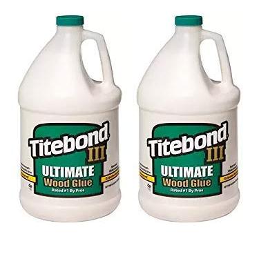 Imagem de Titebond 1416 III Cola de madeira definitiva, 3,8 litros (pacote com 2)