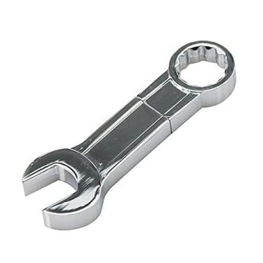 Imagem de Chave de metal de 128 GB em forma de chave USB 2.0 Flash Drive Pen Drive Pen Drive USB Stick USB Drive Flash Disk Pen Drive USB Stick U Disk PenDrive (prata)