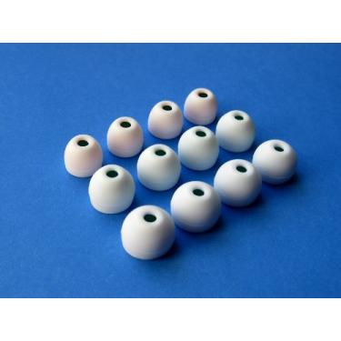 Imagem de 12 peças: 4S / 4M / 4L (SML-WHB) Fone de ouvido de substituição branco compatível com Klipsch X20i, X12i, X11i, Lou Reed X10i, X10i, XR8i, X7i, X6i, R6, R6i, R6m, R6 BT, e A5i fones de ouvido intra-auriculares