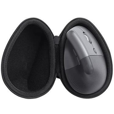 Imagem de co2CREA Capa rígida de substituição para mouse ergonômico vertical Logitech Lift (capa preta)
