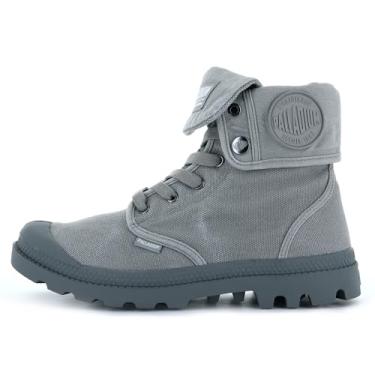 Imagem de Palladium Women's Baggy Canvas Boot, Titanium/High Rise, 6.5 M