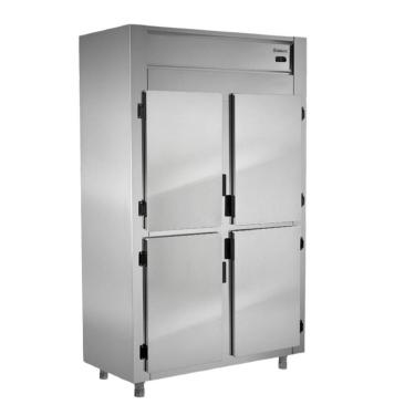 Imagem de Geladeira Comercial 4 Portas Grep-4p Inox Ar Forçado 220V - Gelopar