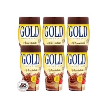 Imagem de Kit 6 Achocolatado Diet Em Pó Premium Gold 200g