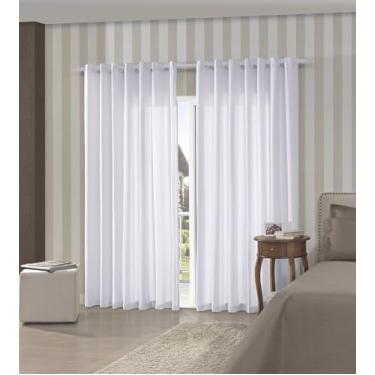 Imagem de Cortina Rústica Pantex 5,40x2,80m Branco - Bella Janela