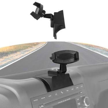 Imagem de RT-TCZ Suporte de celular para Jeep Wrangler JK JKU 2011-2017, Compatível com Smartphones, Montagem no Veículo, 1 Unidade, Preto JK