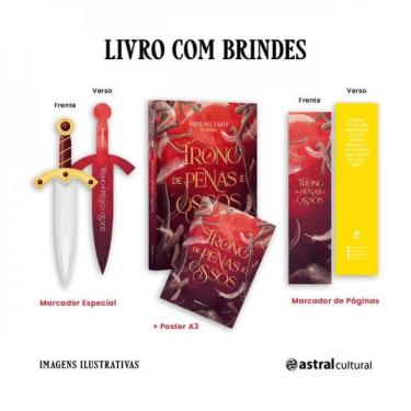 Imagem de Trono De Penas E Ossos + Pôster + Marcador - Vol. 2