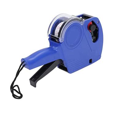 Imagem de Máquina de Etiquetagem Manual de 8 dígitos: Pistola de Etiqueta de Preço Conveniente Com Cartucho para Marcação de Preço Fácil e Eficiente e Etiquetagem Flexível (Azul)