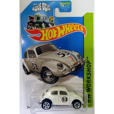 Imagem de Hot Wheels 2014, Volkswagen Beetle. Herbie The Love Bug. HW Workshop 191/250. 1:64 Scale.