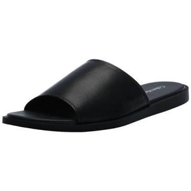 Imagem de Calvin Klein Sandália masculina Espar Slide, Preto 001, 40