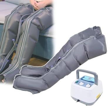Imagem de KKSOUFX Massageador De CompressãO De Ar, Kit De Botas De CompressãO De Ar Para CirculaçãO E Relaxamento,MáQuina De Massagem Para Com Controlador