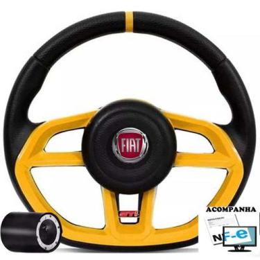 Imagem de Volante Esportivo Uno 95-01 Elba 95-96 Fiorino 95-01 Buzina Central Gt