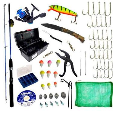 Imagem de Quite De Pescaria Caixa Completa Vara Molinete Com Linha - Sekyped