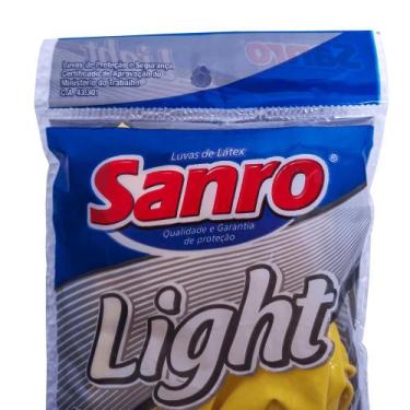 Imagem de Luva de Látex Light Média Amarela Sanro