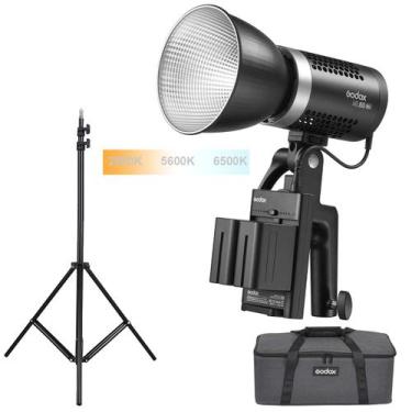 Imagem de Iluminador Led Godox Ml60 Bicolor 60w Luz Contínua Bivolt + Tripé 2 Me