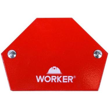 Imagem de Esquadro Magnético Hexagonal 10Kg Worker