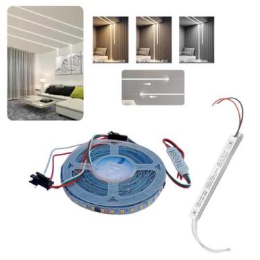 Imagem de Fita De Led Rolo De 5M 12V Modelo 2835 Com Efeito Sequencial De Correr