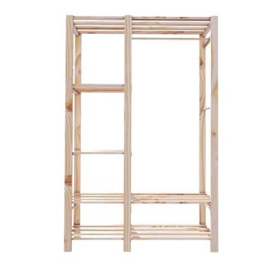 Imagem de Estante Dupla Vertical Pinus Para Lojas De Roupas E Closet - Technox