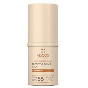 Imagem de Adcos Filtro Solar Tonalizante FPS 55 Base Stick Ivory 17g