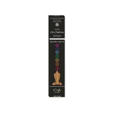 Imagem de Incenso Artesanal CDA 100% Vegano Coleção Chakras - Meditação (Lavanda