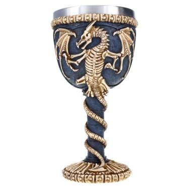 Imagem de Treasure Cove Cálice de caveira de dragão grande P754895 Game of Thrones Chalice Dungeons and Dragons Decoração para fãs