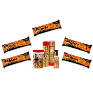 Imagem de Hene Gel Pelucia Preto Medio/Forte 05x180g Pouch/Bisnaga+Brilho Magico